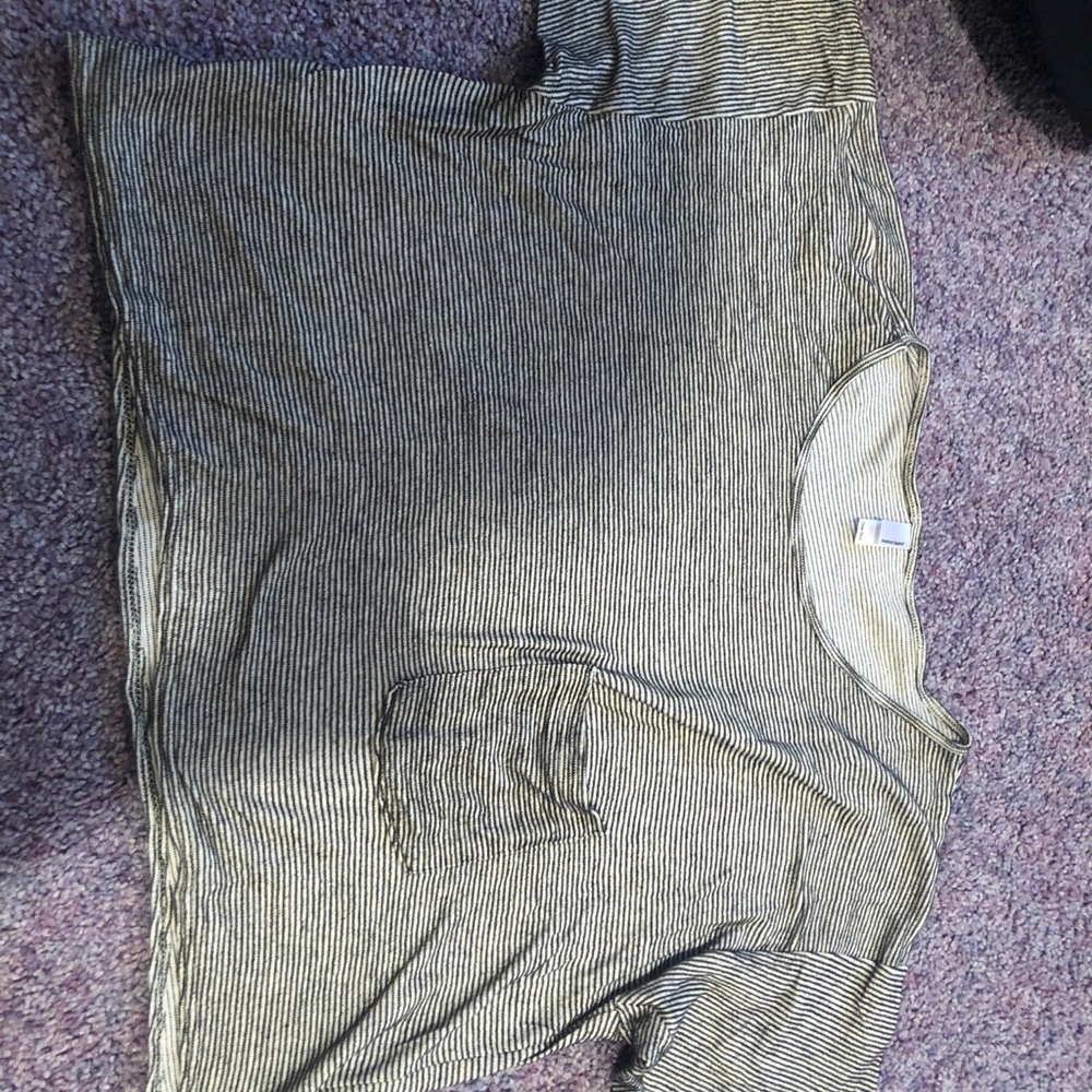 Striped crop tee from American apparel